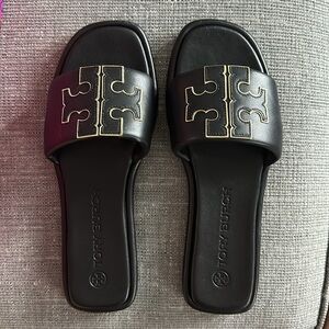 Like new!!! Tory Burch Double T Sport Slide Sandals!! 🩴